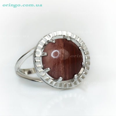 Каблучка, перстень из , Без покриття,  (Яшма), Інші камені, , стиль - , артикул - К 570_1