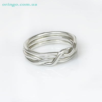 Необычное серебряное кольцо Пазл Оринго серебро 925 Украина Харьков купить