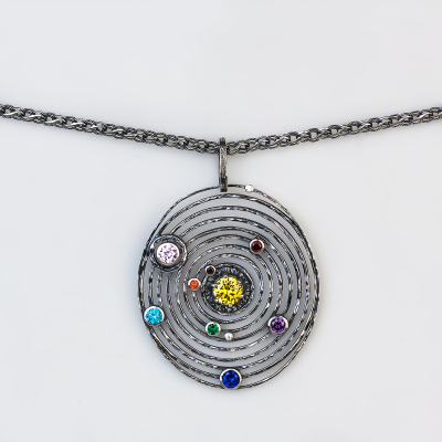 Серебряный подвес Солнечная система Оринго Харьков Украина серебро 925 купить