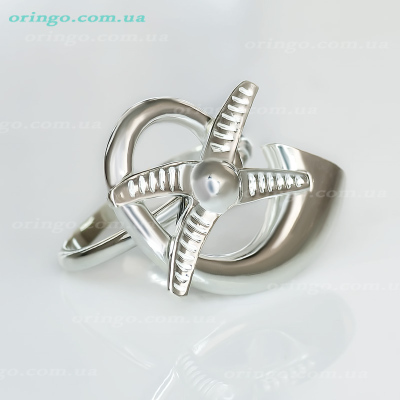 Каблучка, перстень из , Без покриття,  (Без камінців), Без кольору, , стиль - , артикул - К 614