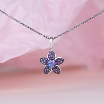 Підвіс из , Комбіноване,  (Swarovski rainbow), Асорті, , стиль - Дерева, листя та квіти, артикул - П 232 rvpa к15