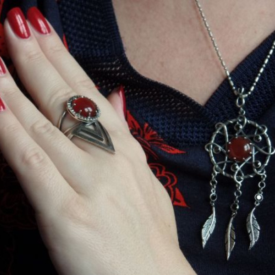 Дополнительные фото товара Лакота - ловець снів (з кольоровим камінням)