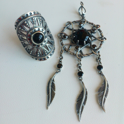 Дополнительные фото товара Лакота - ловець снів (з кольоровим камінням)