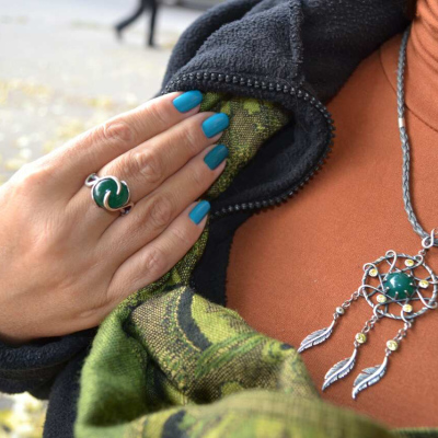 Дополнительные фото товара Лакота - ловець снів (з кольоровим камінням)